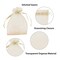 100 Pieces 4x6 Inch Mini Sheer Drawstring Organza Transparent Bags Jewelry Sack Pouches for Wedding, Party Decorations, Arts & Crafts Gifts (Ivory)